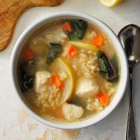 Lemon Chicken & Rice Soup image