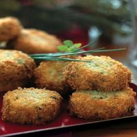 Fontina Risotto Cakes with Fresh Chives image