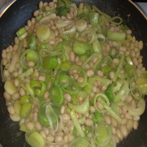Leek and Bean Side Dish_image