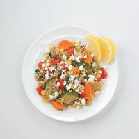 Quinoa with Roasted Veggies and Feta image