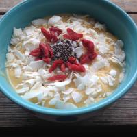 Smoothie Bowl with Mango and Coconut image