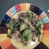 Brussels Sprouts With Chorizo image