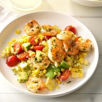 Pesto Corn Salad with Shrimp_image