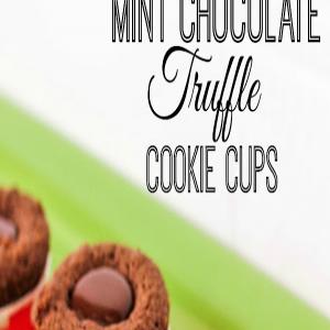 Mint Chocolate Truffle Cookie Cups_image