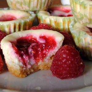 Key Lime Cheesecakes with Raspberry Swirls image