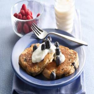 Blueberry Oat Pancakes_image