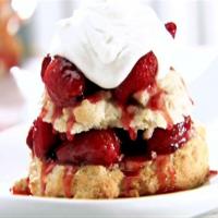 Shortcakes with Warm Strawberry Sauce image