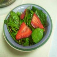 Spinach, Asparagus, and Strawberry Salad image