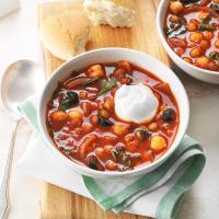 Spicy Lentil & Chickpea Stew image
