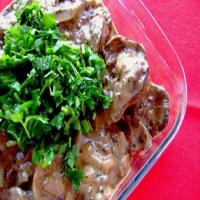 Chicken Livers and Bacon Stroganoff_image