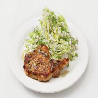 Pork Chops with Wedge Salad_image