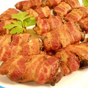 Baked Chicken Livers with Bacon_image