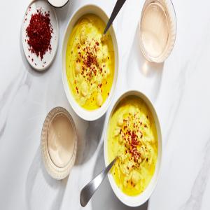 Easy Yogurt Soup With Orzo and Chickpeas image