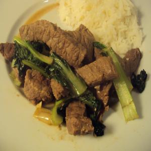 Ginger Beef With Bok Choy_image