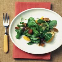 Arugula and Roasted-Vegetable Salad With Whole-Grain Croutons_image