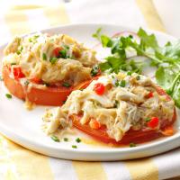 Crab-Topped Tomato Slices image