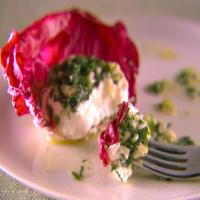 Goat Cheese and Herb Stuffed Radicchio Leaves image