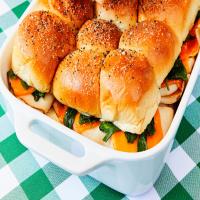 Baked Chicken and Cheddar Sliders image