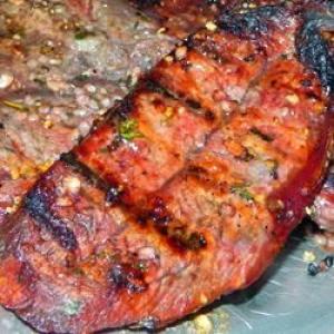 Flat Iron Steaks Marinated in Red Wine image