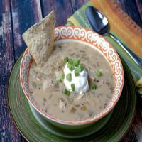 Creamy Chicken, Lime and White Bean Chili_image