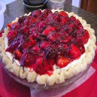 Fresh Strawberry Cream Pie_image