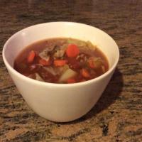 Hearty Cabbage, Beef, and Lentil Soup image