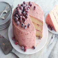 Brown Sugar Layer Cake With Cranberry Buttercream_image