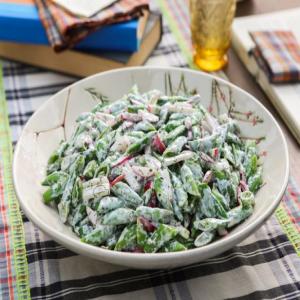 Herby Snap Pea and Radish Salad image
