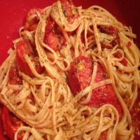 Mediterranean Pasta With Fire Roasted Tomatoes_image