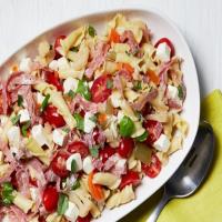 Italian Herbed Pasta Salad with Salami image