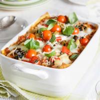 Lighter vegetable lasagne image