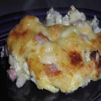 Spaetzle Baked With Ham and Gruyere_image