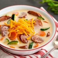 Cheesy Sausage and Vegetable Soup_image