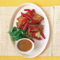 Tofu and Peppers with Spicy Peanut Sauce image