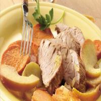 Roast Pork with Apples and Sweet Potatoes image