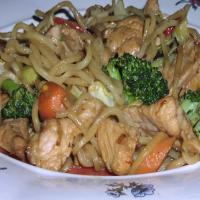 Tangy Thai Pork With Noodles image