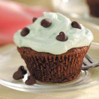 Mint Brownie Cupcakes image