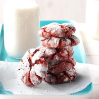 Red Velvet Crinkle Cookies image