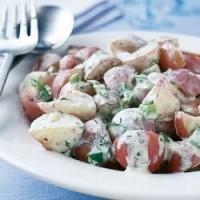 New Potatoes in Dill Cream Sauce_image