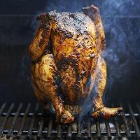 Beer can chicken image