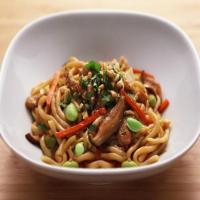 Chicken and Vegetable Stir-Fry with Udon Noodles image