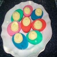 DYED DEVILED EGGS image