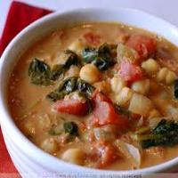 African Chickpea and Spinach Soup Recipe - (4/5)_image