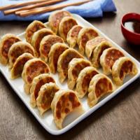 Vegetarian Pot Stickers with Homemade Dumpling Wrappers image
