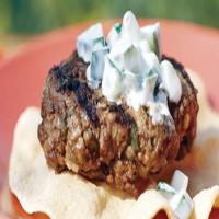 Skinny Indian Spiced Beef Patties with Cucumber Sauce image