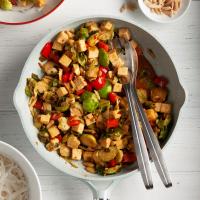 Tofu Stir-Fry with Brussels Sprouts image