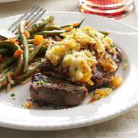 Hash Brown-Topped Steak image