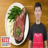 Roast Prime Rib With Garlic Herb Butter Recipe by Tasty image