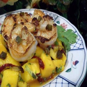 Grilled Shrimp With Mango Salsa_image
