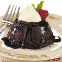 Chocolate-Pecan Pudding Cakes image